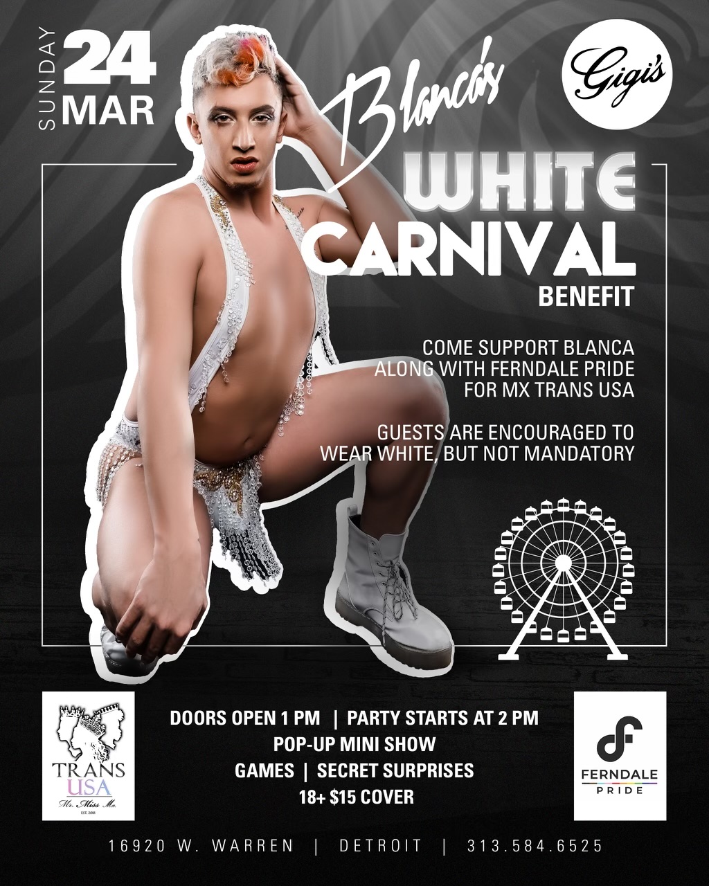 Featured image for “Blanca’s White Carnival Benefit”